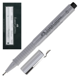 Ручка капил 0,7 Еcco Pigment FC 166799 черн к/к