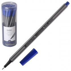Ручка капиллярная, пишущий узел 0,4 мм, одноразовая, цвет чернил синий BASIC BrunoVisconti 36-0008