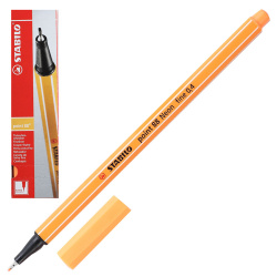 Ручка капиллярная 0,4 Stabilo Point 88/054 неоновый оранжевый картонная коробка