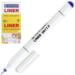 Ручка капиллярная, пишущий узел 0,3 мм, одноразовая, цвет чернил синий Centropen 2811/01-06