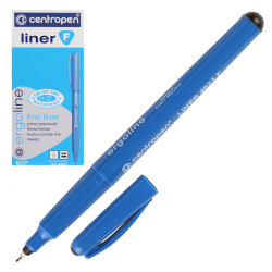 Ручка капиллярная, пишущий узел 0,3 мм, цвет чернил черный Ergocap Centropen 4621/01-12