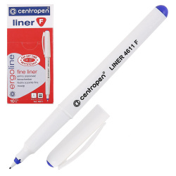 Ручка капиллярная, пишущий узел 0,3 мм, цвет чернил синий ErgoLine Centropen 4611/01-06