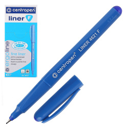 Ручка капиллярная, пишущий узел 0,3 мм, цвет чернил синий Ergocap Centropen 4621/01-06