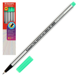 Ручка капиллярная, пишущий узел 0,8 мм, цвет чернил зеленый светлый Fine Writer Luxor 7129