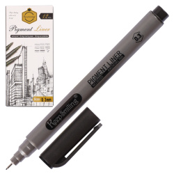 Ручка капиллярная, пишущий узел 0,3 мм, цвет чернил черный КОКОС 231824 KEEPSMILING