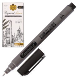 Ручка капиллярная, пишущий узел 0,05 мм, цвет чернил черный КОКОС 231829 KEEPSMILING