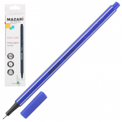 Ручка капиллярная, пишущий узел 0,4 мм, цвет чернил синий VIVO LINE Mazari M-5368-70