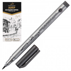 Ручка линер, пишущий узел 1,0 мм, одноразовая, цвет чернил черный Style Vista-artista BPL-01