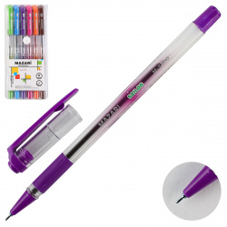 Набор шар ручек 6цв 0,7 игольч масл SAILOR Smart Ink прозр корп резин манжет M-5700-6 европодв пл/уп