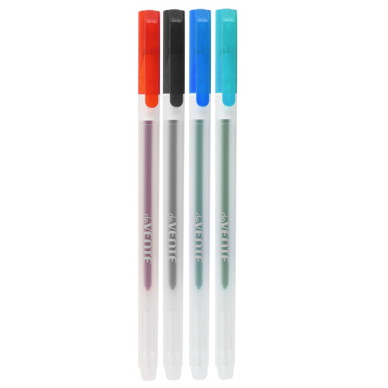 Набор гелевых ручек 4 цвета, 4 шт, 0,5 мм, одноразовая Hit deVENTE 5051372