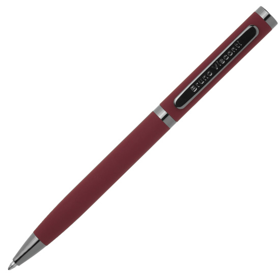 Ручка шариковая, пишущий узел 1,0 мм, корпус круглый, цвет чернил красный Firenze BrunoVisconti 20-0301/03
