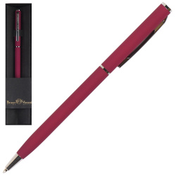 Ручка подарочная, шариковая, пишущий узел 0,7 мм, корпус круглый, цвет чернил синий Palermo BrunoVisconti 20-0250/044