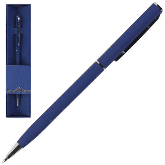 Ручка шариковая, пишущий узел 0,7 мм, корпус круглый, цвет чернил синий Palermo BrunoVisconti 20-0250/075
