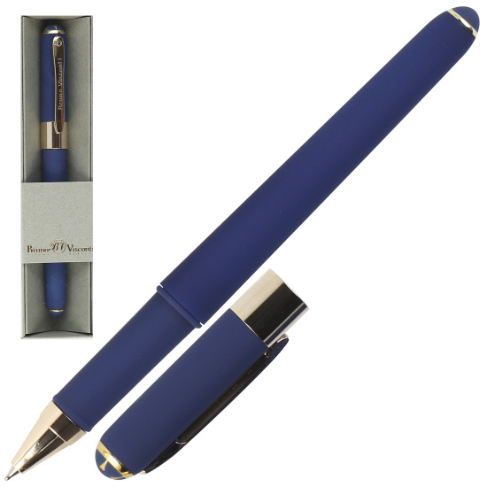 Ручка шариковая, пишущий узел 0,5 мм, корпус круглый, цвет чернил синий Monaco BrunoVisconti 20-0125/073