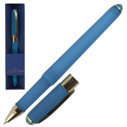 Ручка шариковая, пишущий узел 0,5 мм, корпус круглый, цвет чернил бирюзовый Monaco BrunoVisconti 20-0125/237