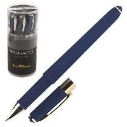 Ручка шариковая подарочная синий корпус BrunoVisconti  Monaco 20-0125/07 синяя пластиковая упаковка