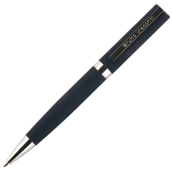 Ручка шариковая, пишущий узел 1,0 мм, корпус круглый, цвет чернил синий Milano BrunoVisconti 20-0226/03
