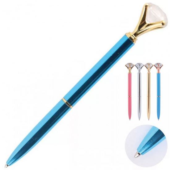 Ручка шариковая, подарочная, пишущий узел M (medium) 1мм, корпус круглый, цвет чернил синий deVENTE 9021702