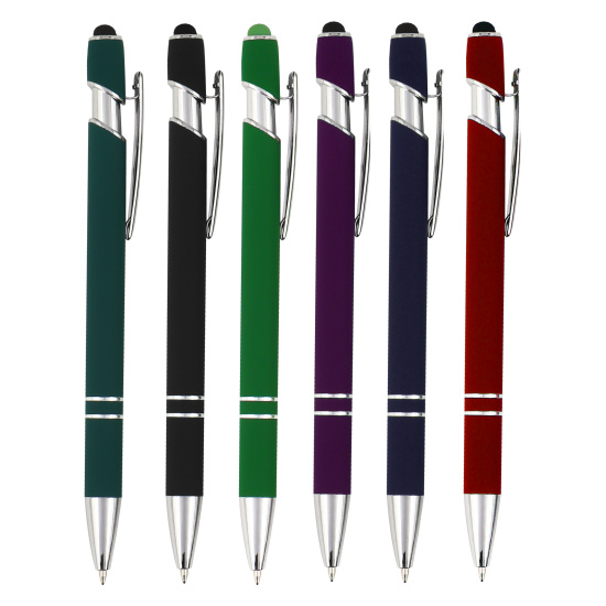 Ручка подарочная, шариковая, пишущий узел 0,7 мм, корпус круглый, цвет чернил синий, ассорти 6 видов Lines Mazari M-7805-70