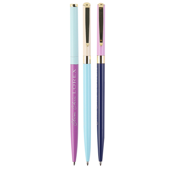 Ручка шариковая, пишущий узел 0,7 мм, корпус круглый, цвет чернил синий Sunset Slim Chic inФОРМАТ LXOPSC-SV1