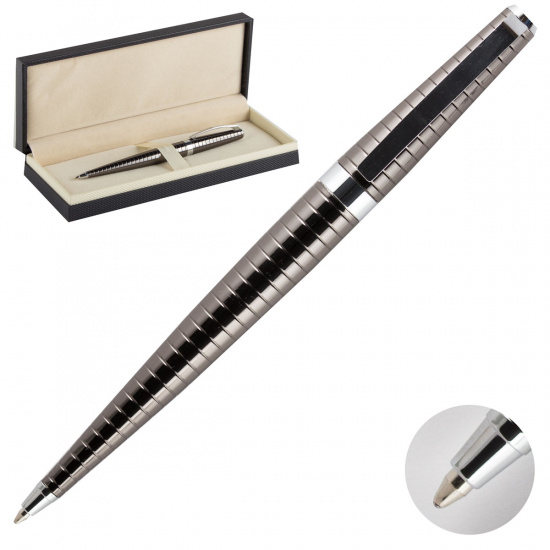 Ручка шариковая, подарочная, пишущий узел M (medium) 1мм, корпус круглый, цвет чернил синий Royal Style КОКОС Y471_3-Y531