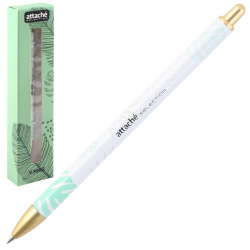Ручка шариковая, пишущий узел 0,8 мм, корпус круглый, цвет чернил синий Summer Selection Attache 1098083
