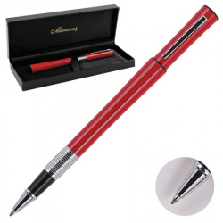 Ручка подарочная, шариковая, пишущий узел M (medium) 1 мм, корпус круглый, цвет чернил синий Trieste Manzoni TRS4510-BM