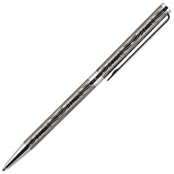 Ручка подарочная, шариковая, пишущий узел F (fine) 0,7 мм, корпус круглый, цвет чернил синий Amelia Manzoni AML4413-BM