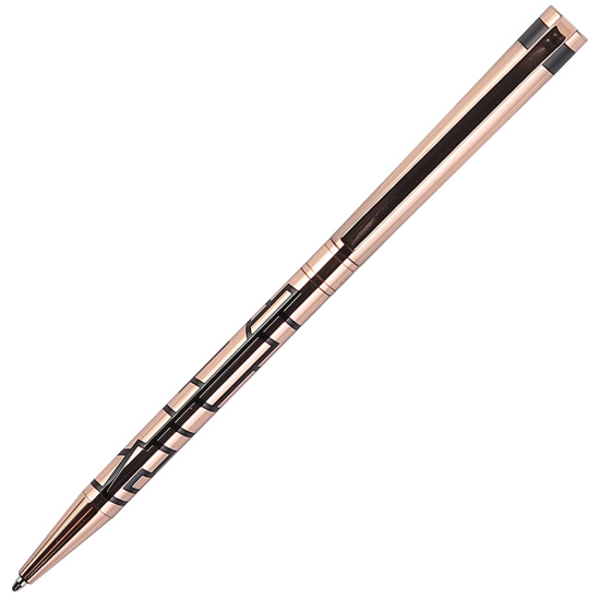 Ручка шариковая, пишущий узел M (medium) 1 мм, корпус круглый, цвет чернил синий Aprillia Manzoni APR2014-BM