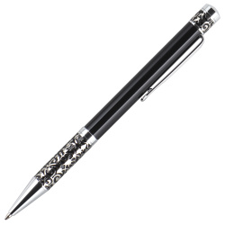 Ручка подарочная, шариковая, пишущий узел M (medium) 1 мм, корпус круглый, цвет чернил синий Marinella Manzoni KR405B-01M