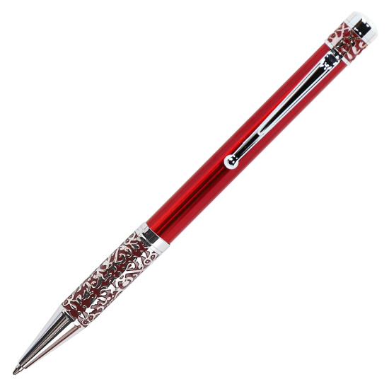 Ручка шариковая, пишущий узел M (medium) 1 мм, корпус круглый, цвет чернил синий Manzoni KR405B-02M