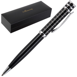 Ручка подарочная, шариковая, пишущий узел M (medium) 1 мм, корпус круглый, цвет чернил синий San-Marino Manzoni KR422-2BM