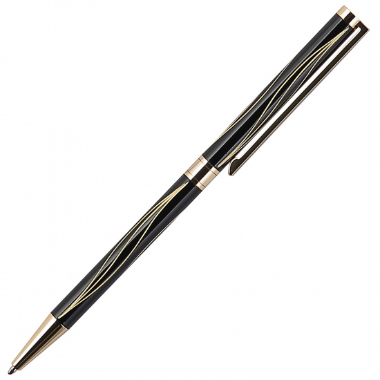 Ручка шариковая, пишущий узел F (fine) 0,7 мм, корпус круглый, цвет чернил синий Teramo Manzoni TRM1350-BM