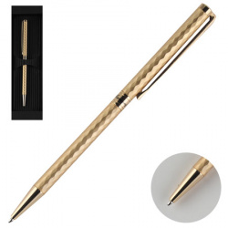 Ручка подарочная, шариковая, пишущий узел M (medium) 1 мм, корпус круглый, цвет чернил синий Asti Manzoni AST2020-B