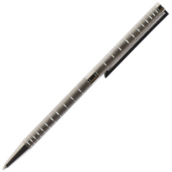 Ручка подарочная, шариковая, пишущий узел M (medium) 1 мм, корпус круглый, цвет чернил синий Manzoni CEN3030-BM