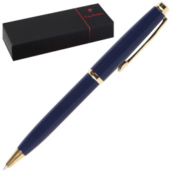 Ручка подарочная, шариковая, пишущий узел M (medium) 1 мм, корпус круглый, цвет чернил синий Cardin Pierre Cardin PC0922BP