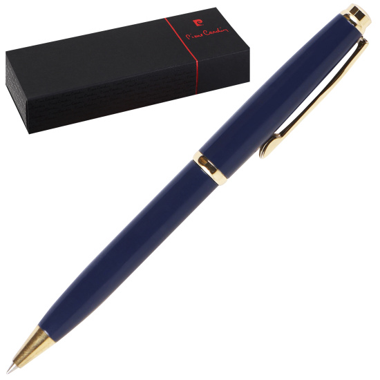 Ручка шариковая, пишущий узел M (medium) 1 мм, корпус круглый, цвет чернил синий GAMME Pierre Cardin PC0922BP