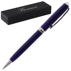 Ручка шариковая, пишущий узел F (fine) 0,7 мм, корпус круглый, цвет чернил синий FIORENZO 232053