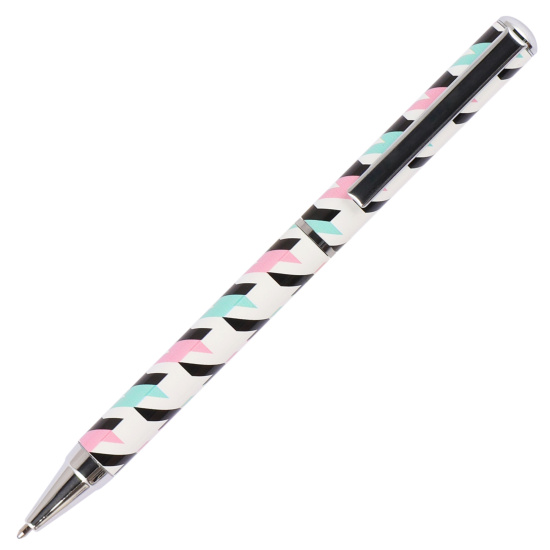 Ручка шариковая, пишущий узел F (fine) 0,7 мм, корпус круглый, цвет чернил синий Гусиные лапки FIORENZO 232018