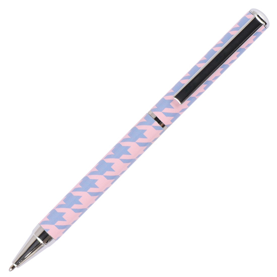 Ручка шариковая, пишущий узел F (fine) 0,7 мм, корпус круглый, цвет чернил синий Гусиные лапки FIORENZO 232019