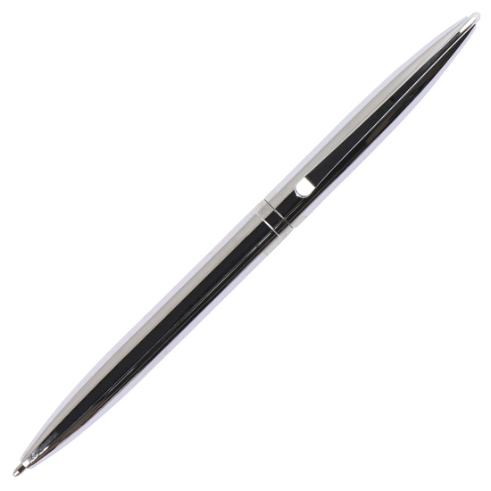 Ручка шариковая, пишущий узел F (fine) 0,7 мм, корпус круглый, цвет чернил синий Цветок лотоса на черном FIORENZO 232036