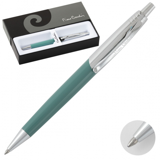 Ручка подарочная, шариковая, пишущий узел M (medium) 1 мм, корпус круглый, цвет чернил синий Cardin Pierre Cardin PC5904BP