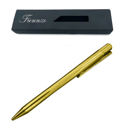 Ручка, шариковая, пишущий узел 1,0 мм, корпус круглый, цвет чернил синий, FIORENZO, 262078