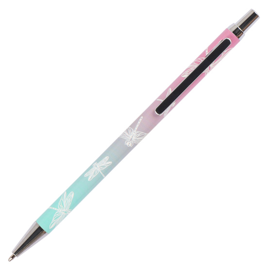 Ручка шариковая, пишущий узел F (fine) 0,7 мм, корпус круглый, цвет чернил синий Dragonfly FIORENZO 232022