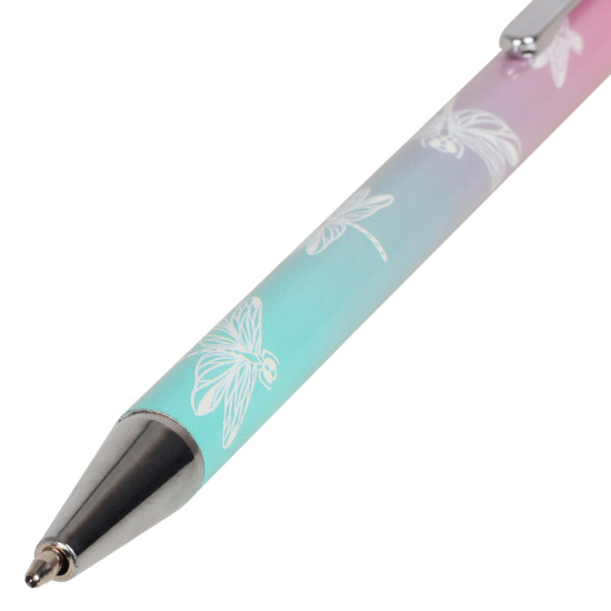 Ручка шариковая, пишущий узел F (fine) 0,7 мм, корпус круглый, цвет чернил синий Dragonfly FIORENZO 232022