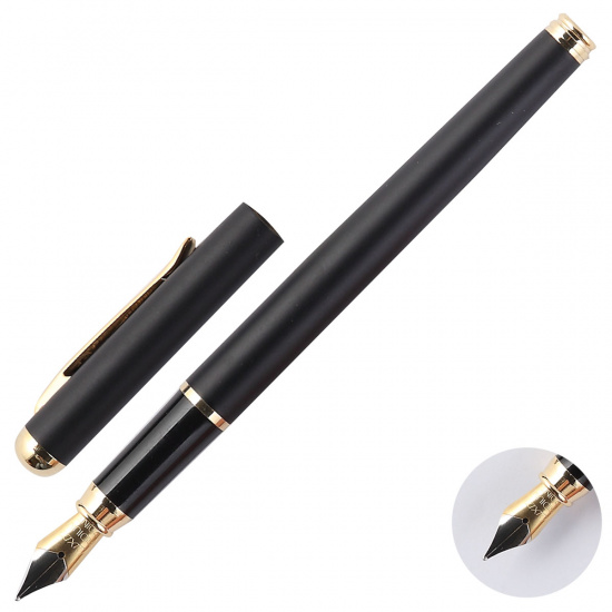 Ручка перо подарочная, 0,8 мм, цвет корпуса черный Marvel Luxor 8232