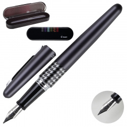 Ручка перо подарочная, M (medium) 1 мм, цвет корпуса серый Pop Collection Pilot FD-MR3-M HT