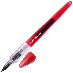 Ручка перо M (medium) 1 мм, цвет корпуса красный, цвет чернил синий Plumix Neon Medium Pilot FCD-PXN R