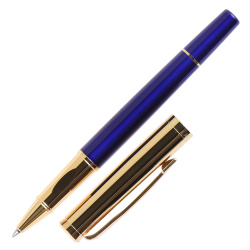 Ручка роллер, подарочная, F (fine) 0,8 мм, цвет корпуса синий FIORENZO 203539/1