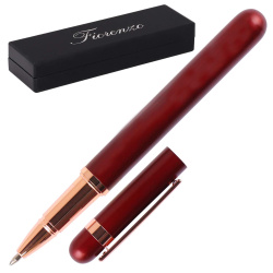Ручка роллер, подарочная, M (medium) 1 мм, цвет корпуса бордовый FIORENZO 231451